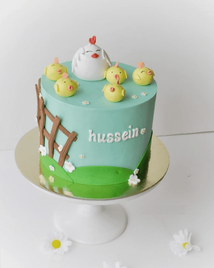 Resplendent Chick Cake