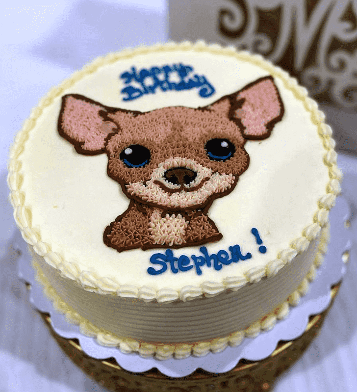 Comely Chihuahua Cake