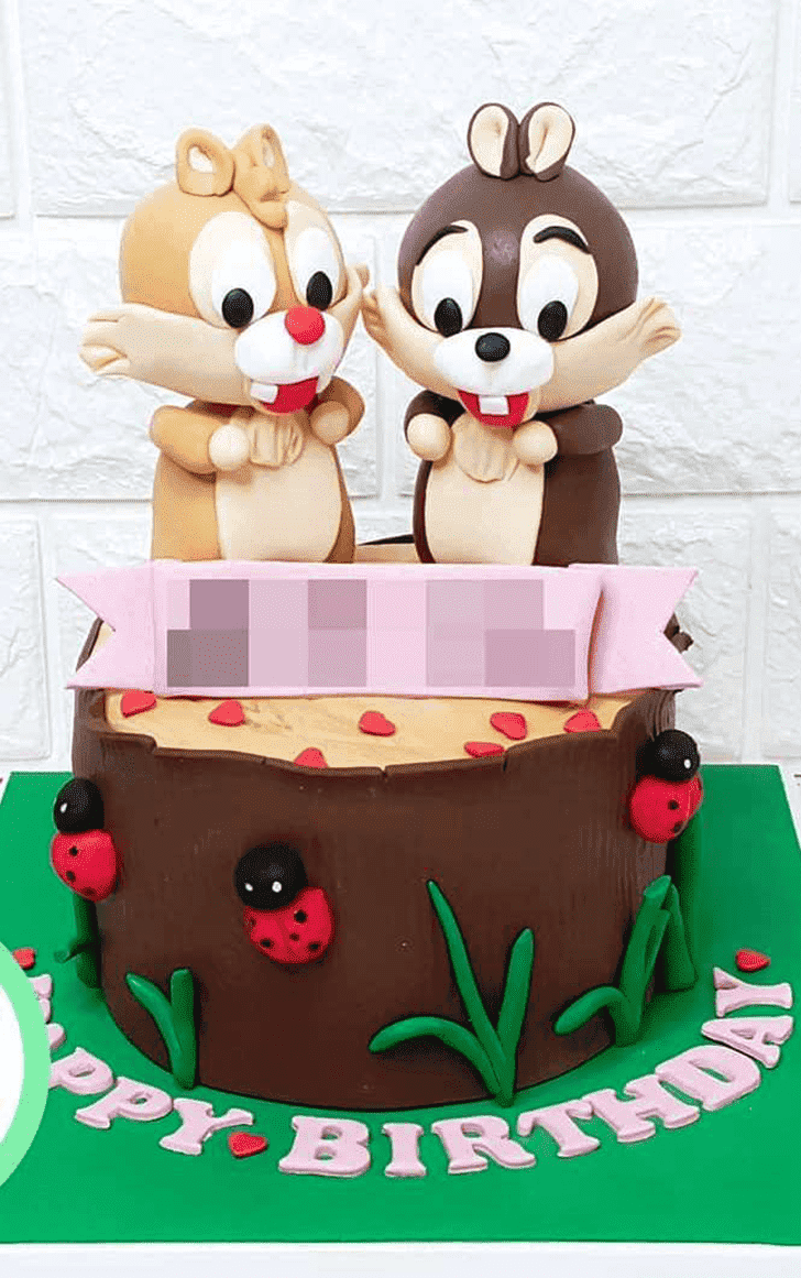 Alluring Chip and Dale Cake