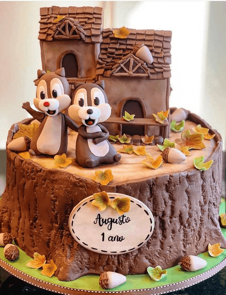 Angelic Chip and Dale Cake