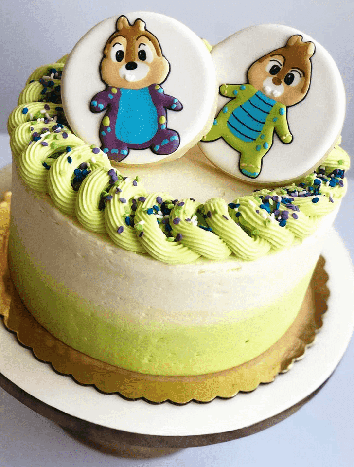 Appealing Chip and Dale Cake