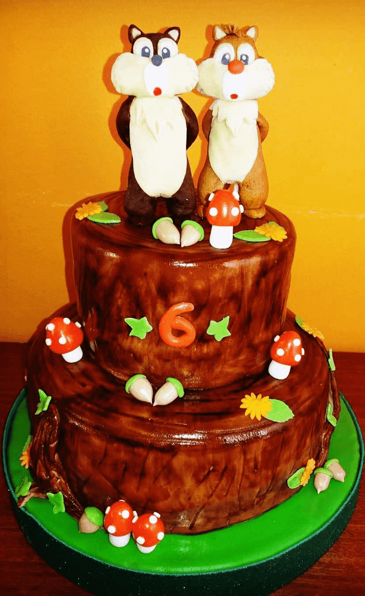 Cute Chip and Dale Cake
