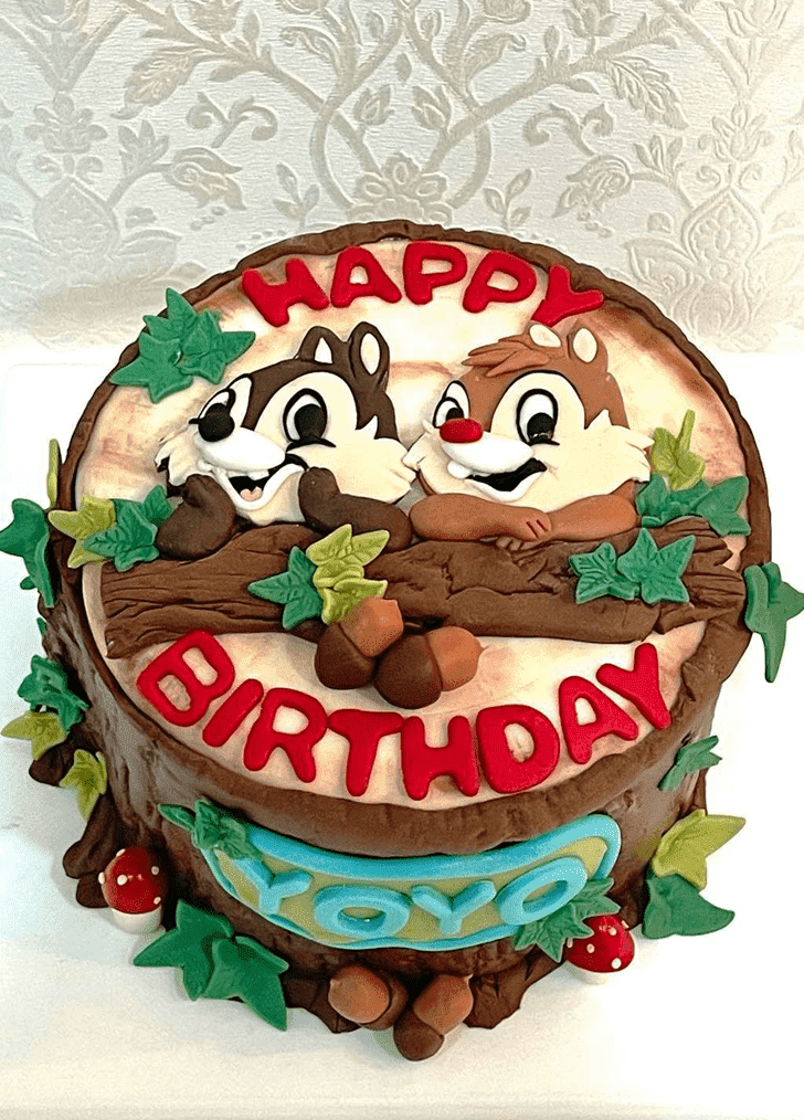 Enticing Chip and Dale Cake