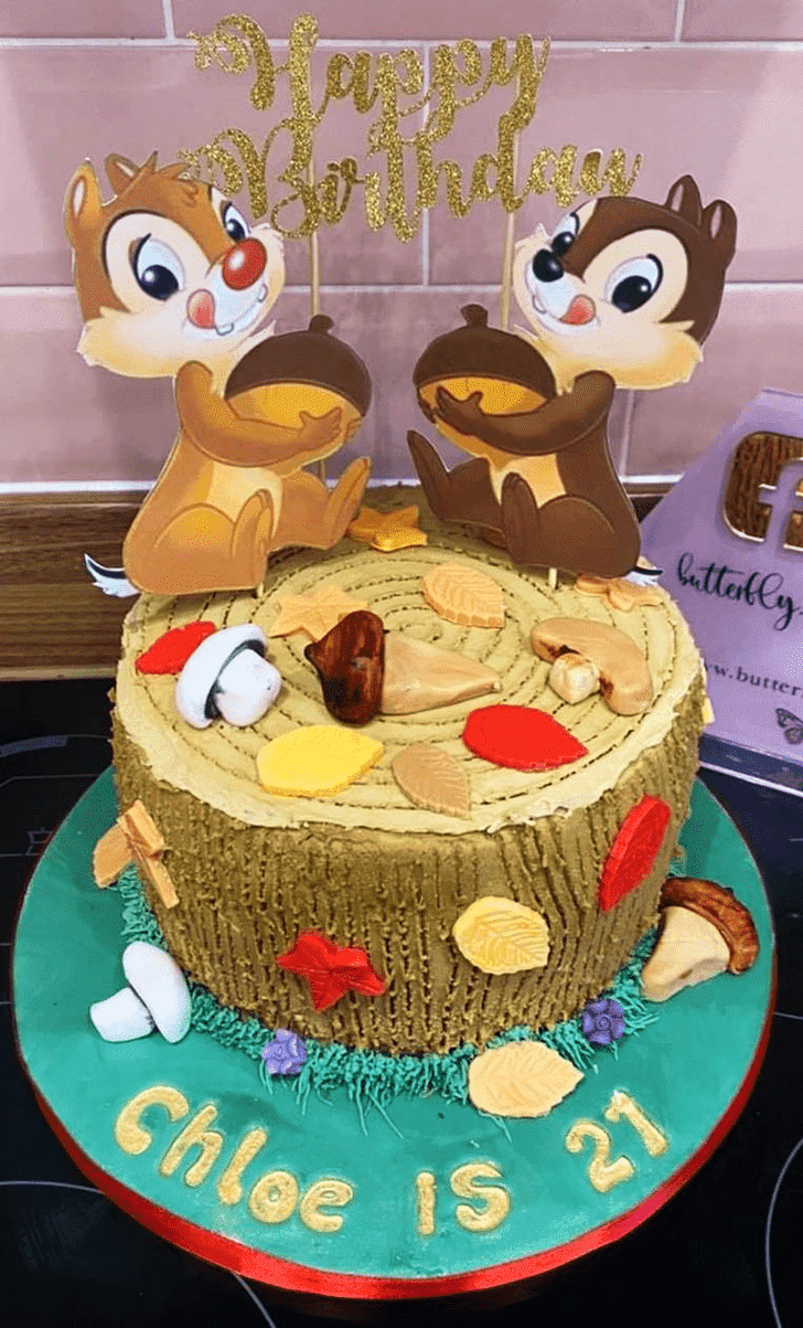 Exquisite Chip and Dale Cake