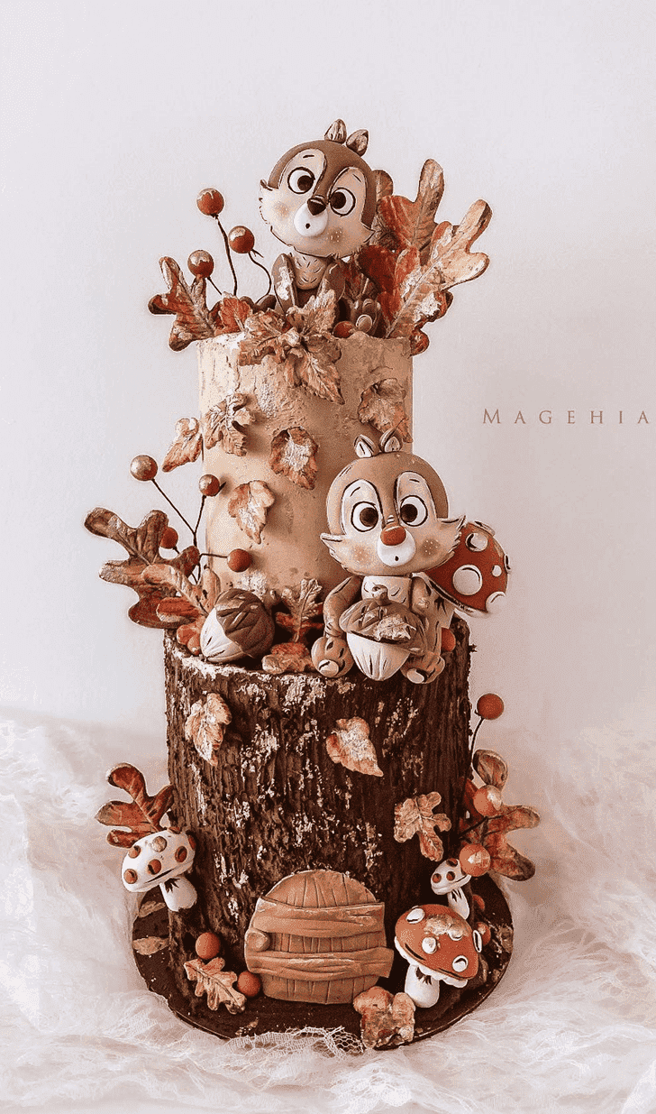 Graceful Chip and Dale Cake