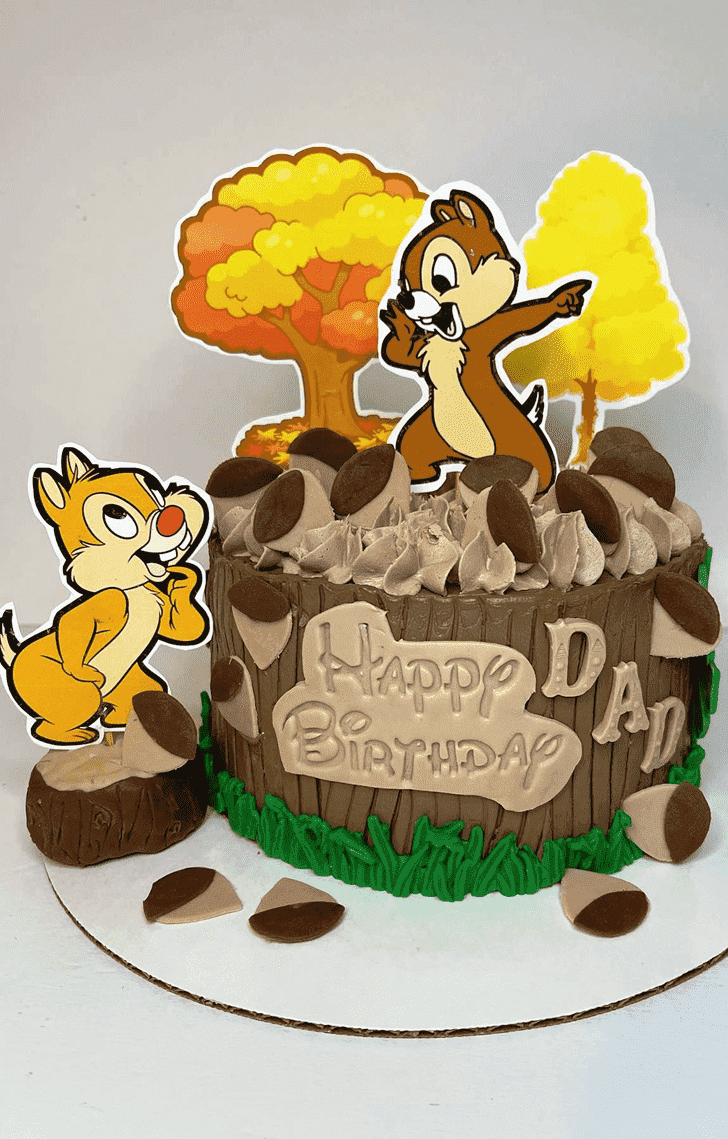 Refined Chip and Dale Cake