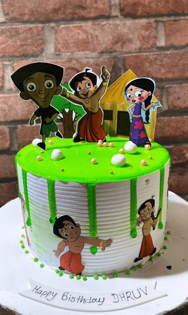 Admirable Chota Bheem Cake Design