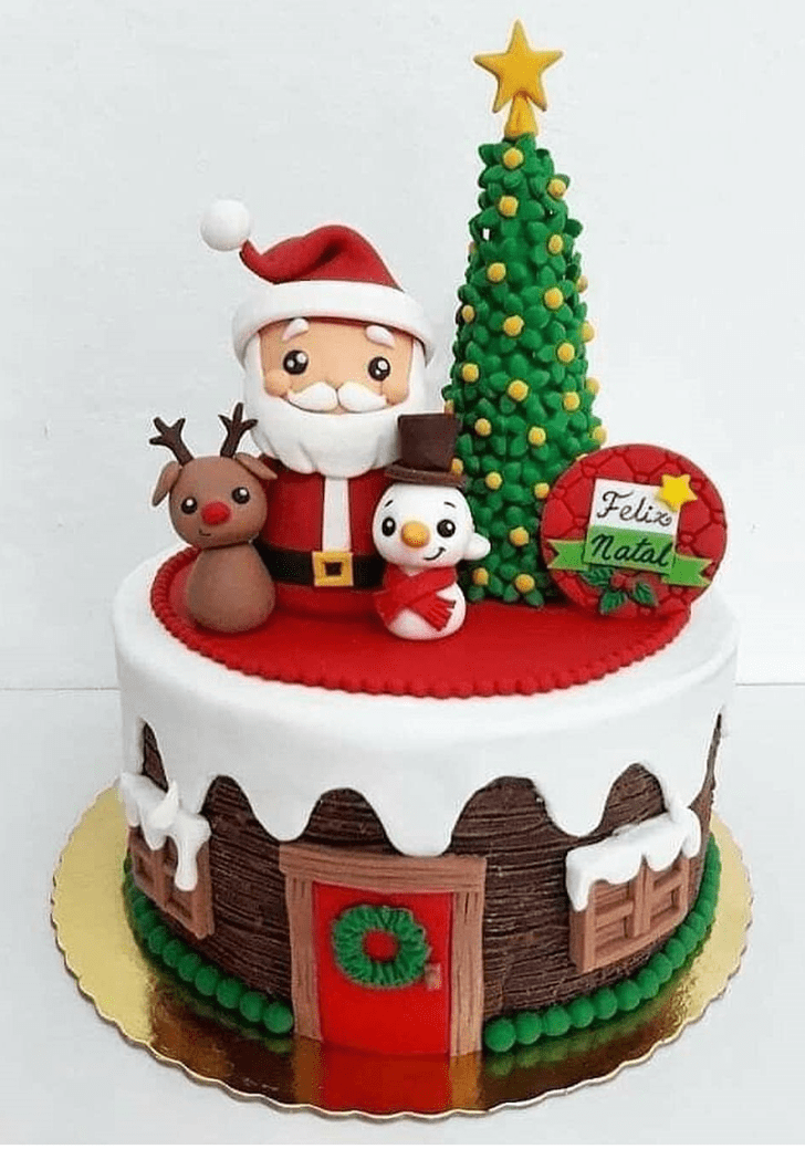 AnChristmasic Christmas Cake