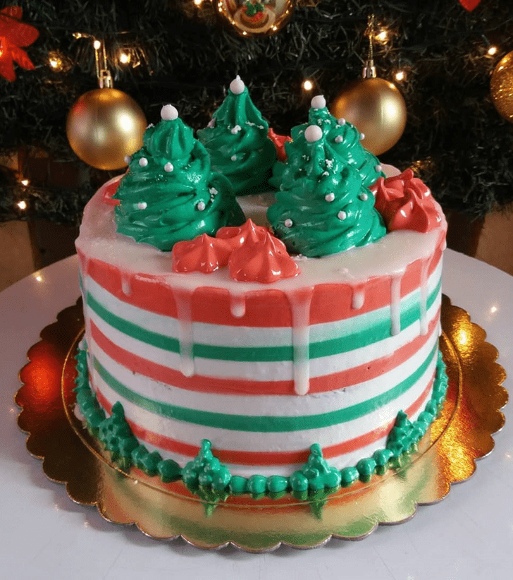 Charming Christmas Cake