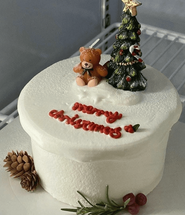 Elegant Christmas Cake