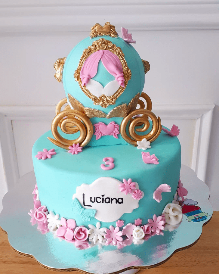 Graceful Cinderella Cake