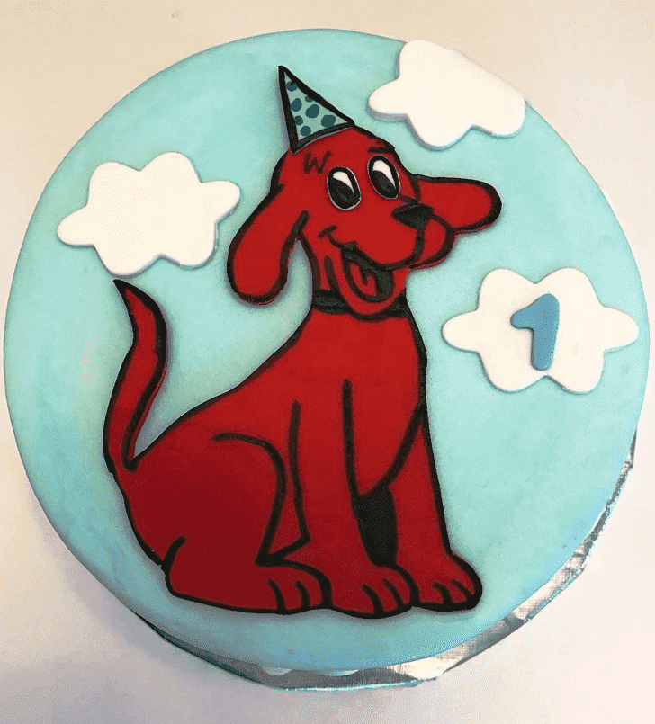 Angelic Clifford Cake