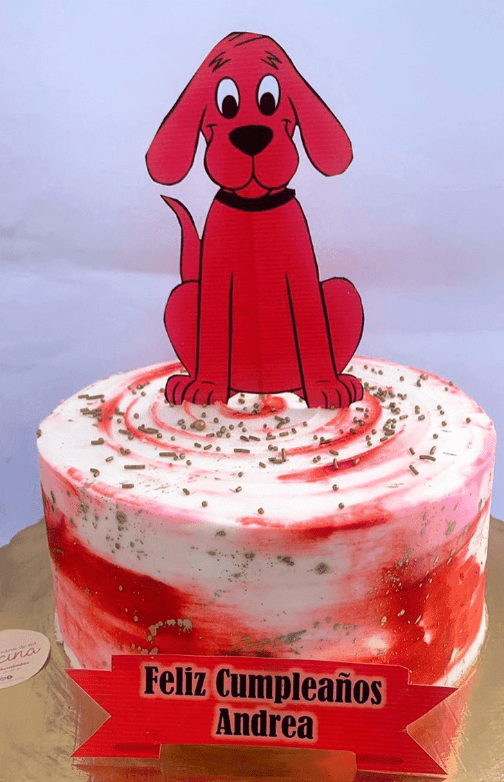 Shapely Clifford Cake