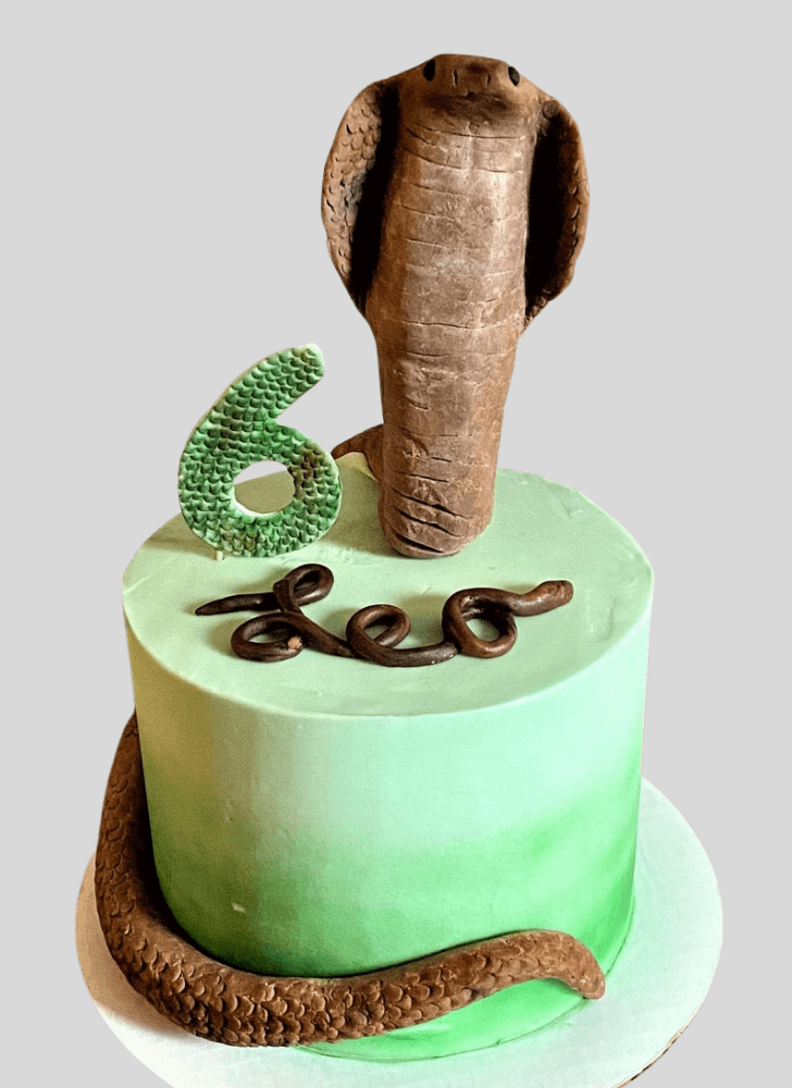 Dazzling Cobra Cake