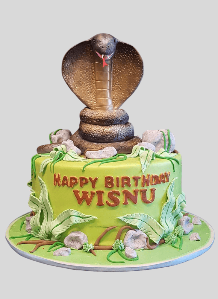 Lovely Cobra Cake Design