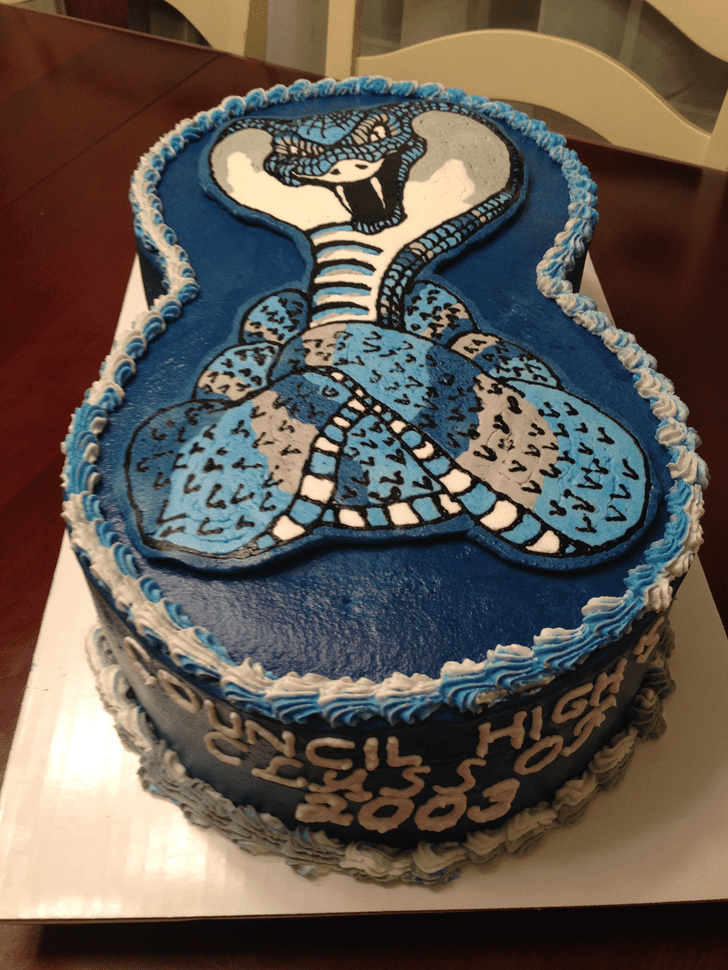 Admirable Cobra Cake Design