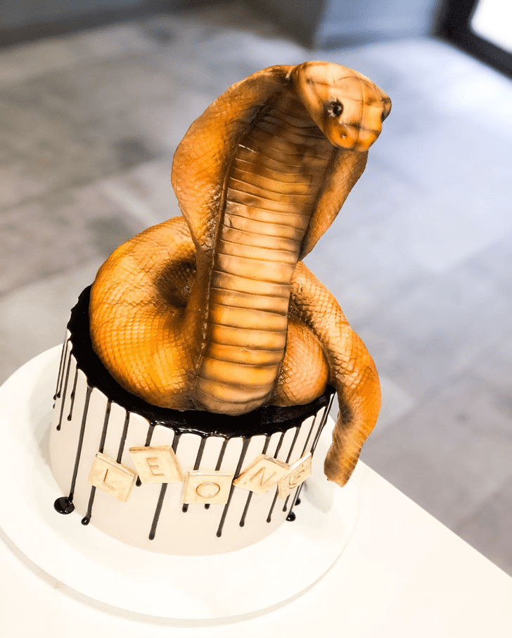 Alluring Cobra Cake