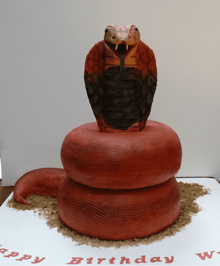 Captivating Cobra Cake