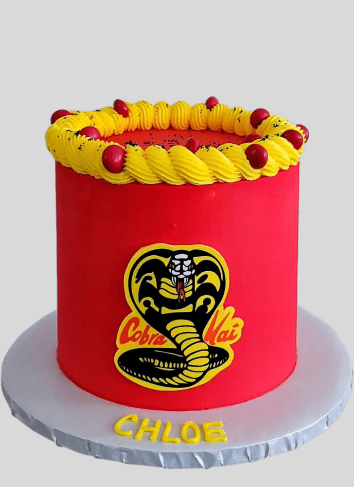 Divine Cobra Kai Cake