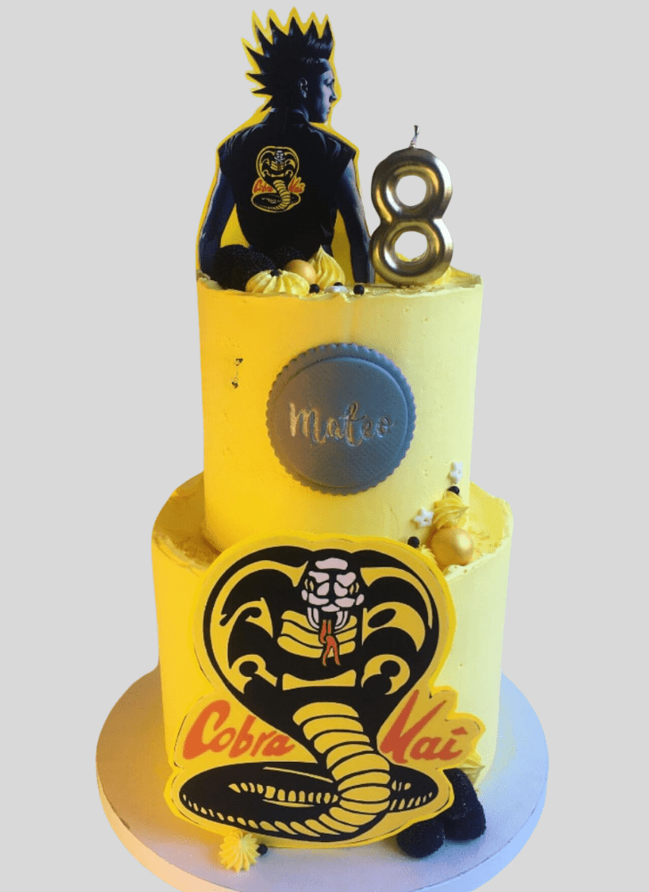Excellent Cobra Kai Cake