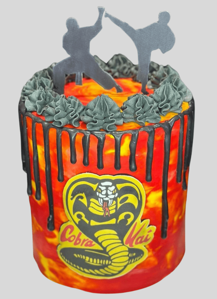 Fine Cobra Kai Cake