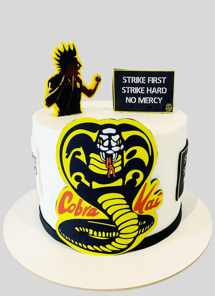 Good Looking Cobra Kai Cake