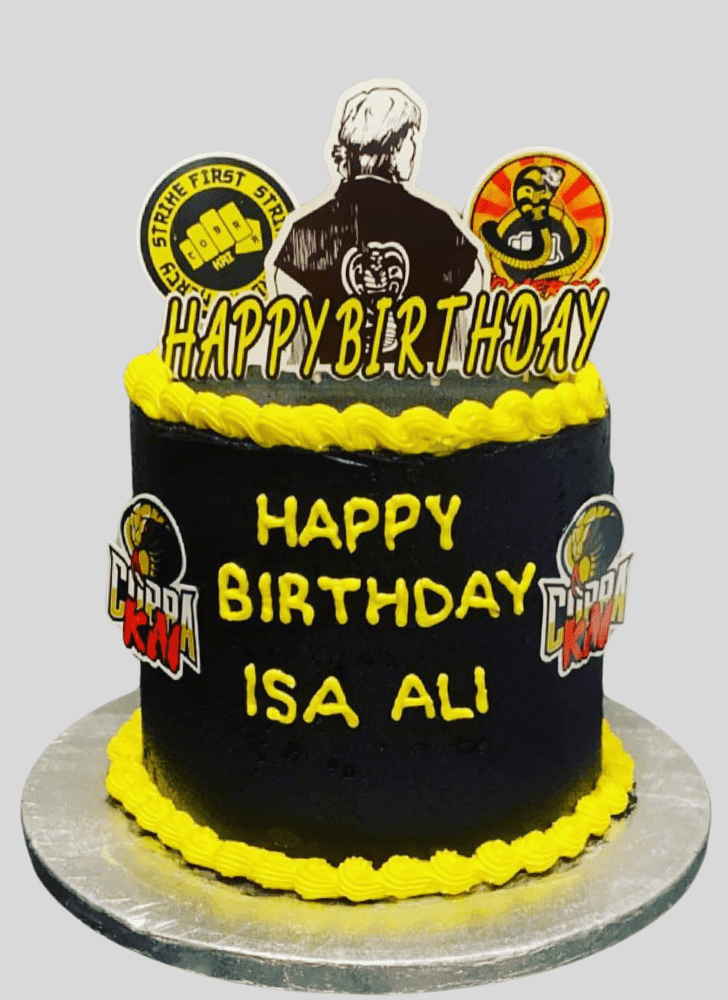 Ideal Cobra Kai Cake