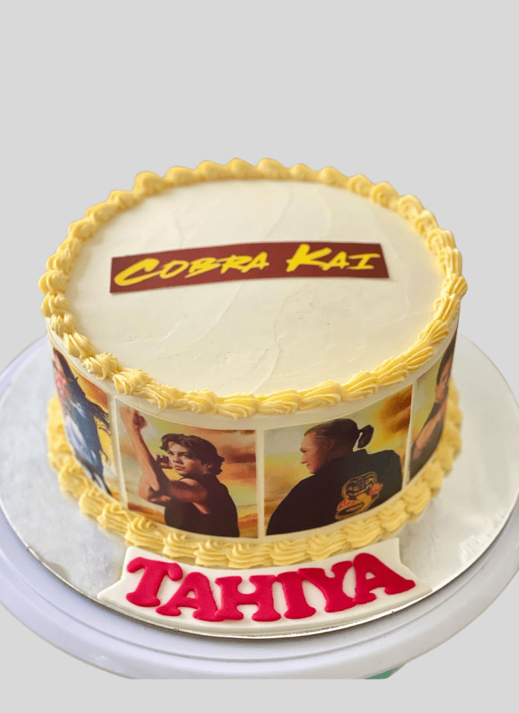 Inviting Cobra Kai Cake