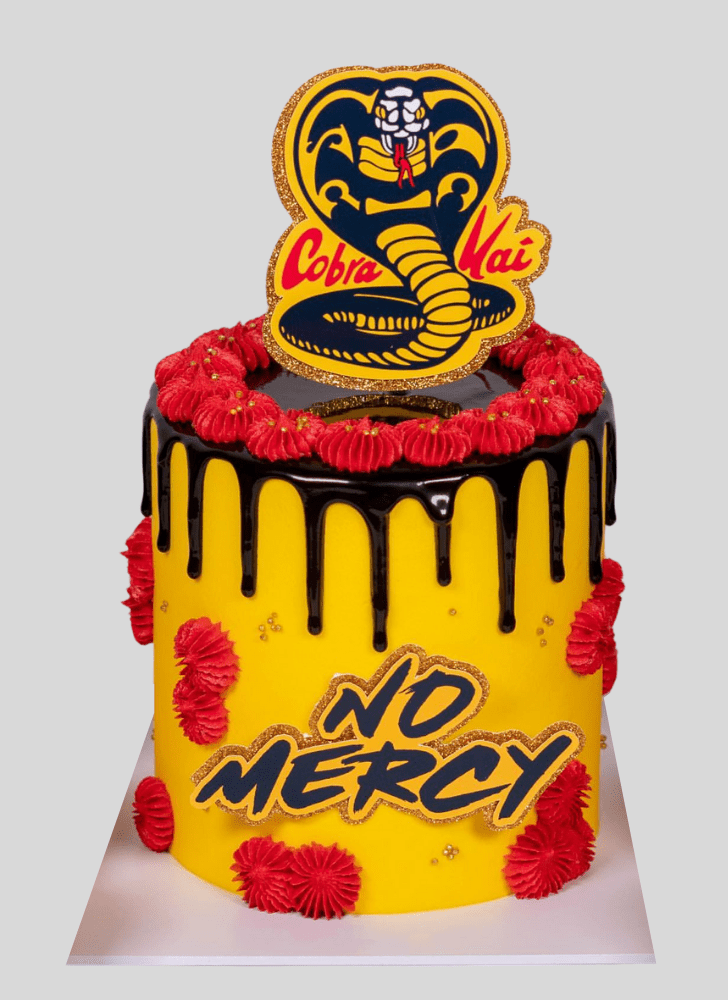 Magnificent Cobra Kai Cake