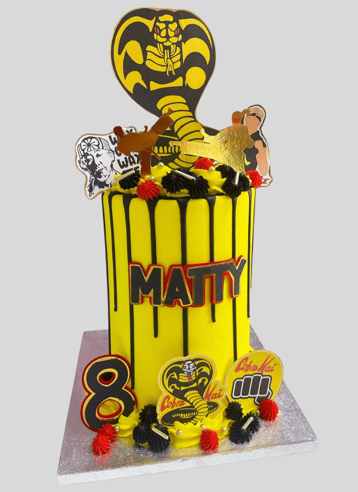 Marvelous Cobra Kai Cake