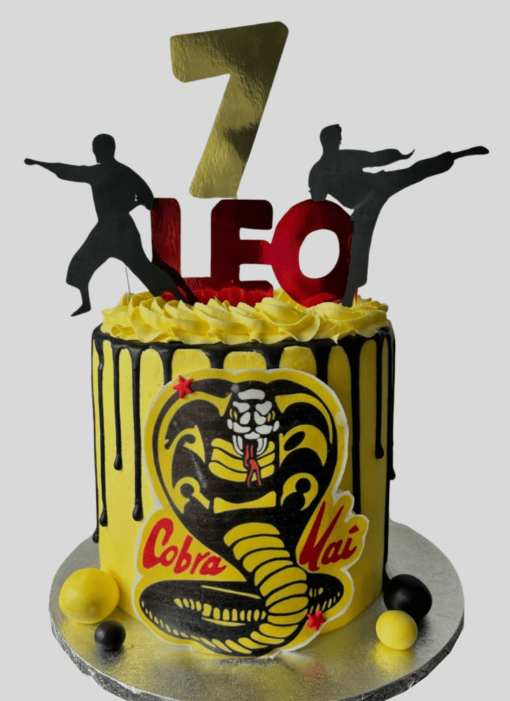 Nice Cobra Kai Cake