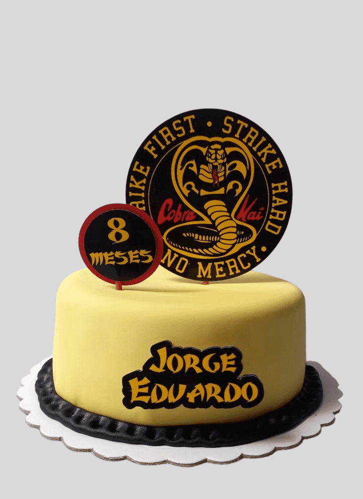 Ravishing Cobra Kai Cake