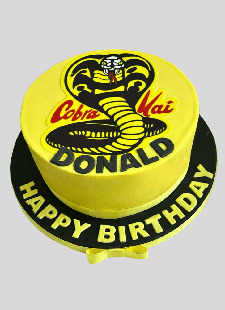 Superb Cobra Kai Cake