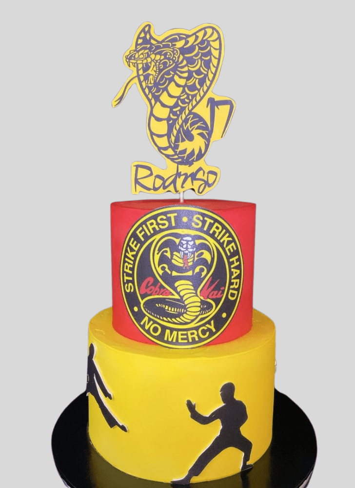 Wonderful Cobra Kai Cake Design
