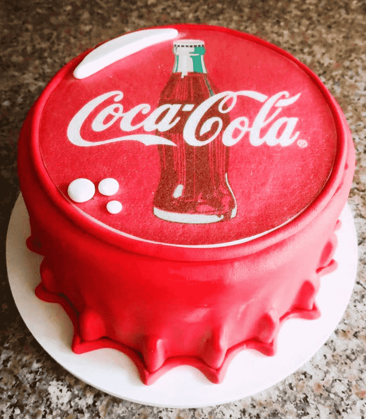 Lovely Coca-Cola Cake Design