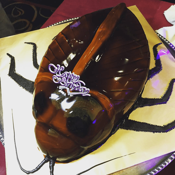 Beauteous Cockroach Cake