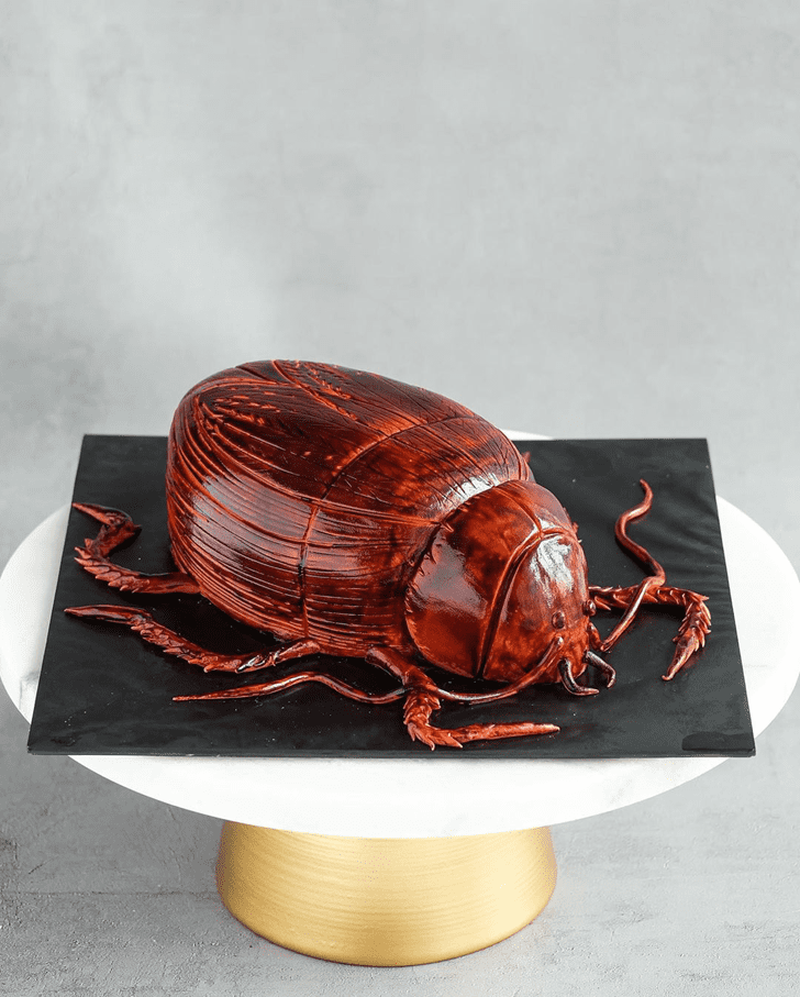 Charming Cockroach Cake