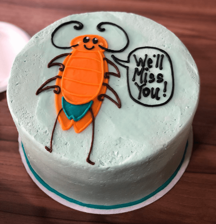 Enticing Cockroach Cake