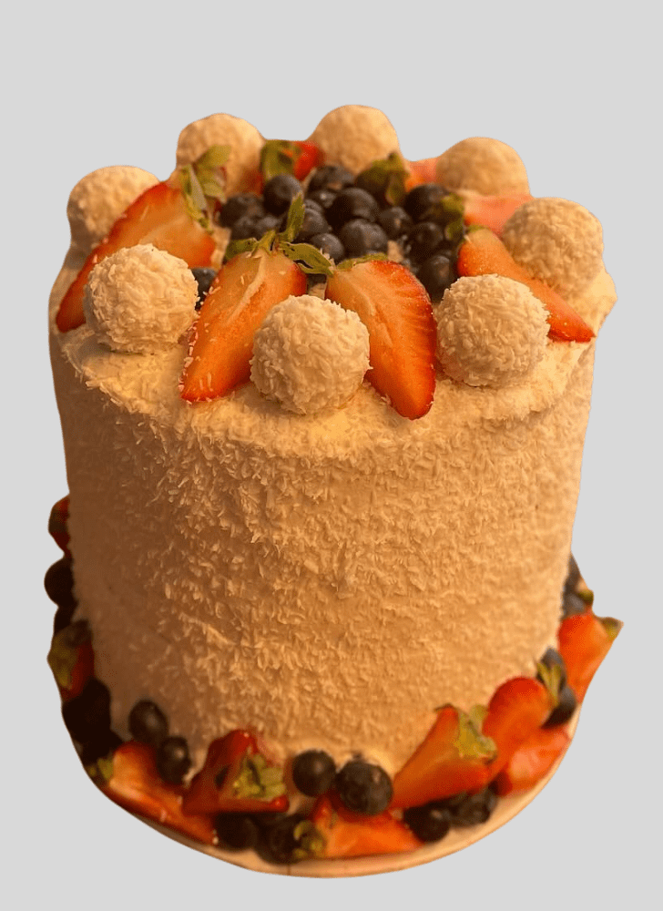 Pretty Coconut Cake