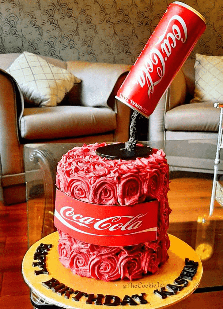 Lovely Coke Cake Design