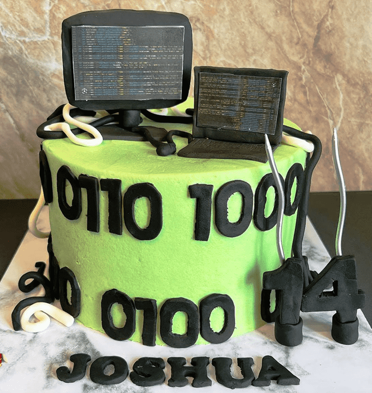 Dazzling Computer Cake