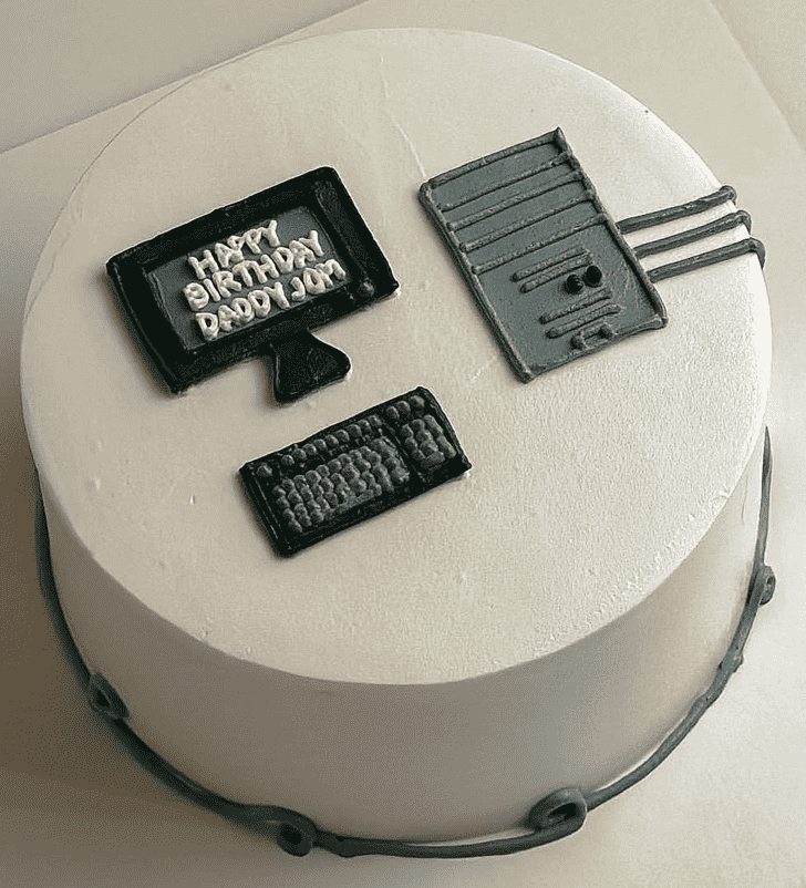 Delicate Computer Cake
