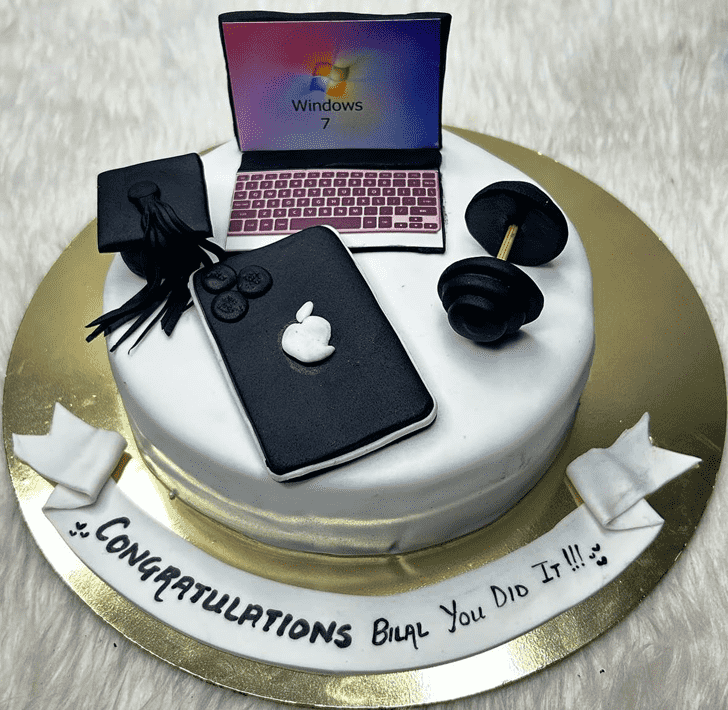 Elegant Computer Cake