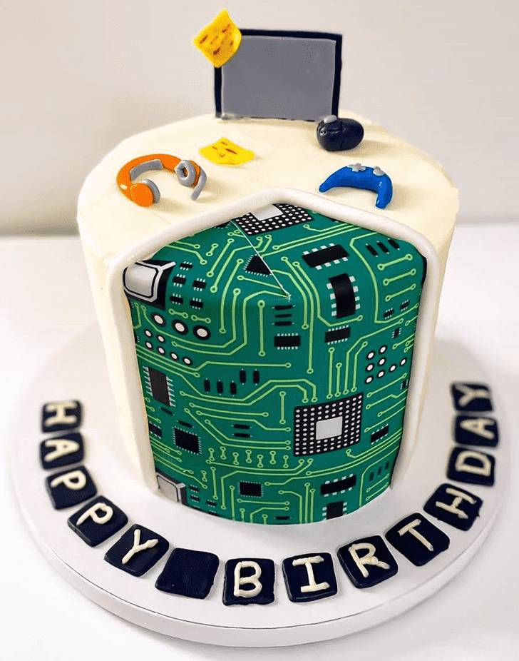 Radiant Computer Cake