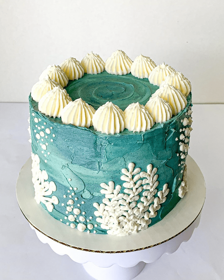 Angelic Coral Cake