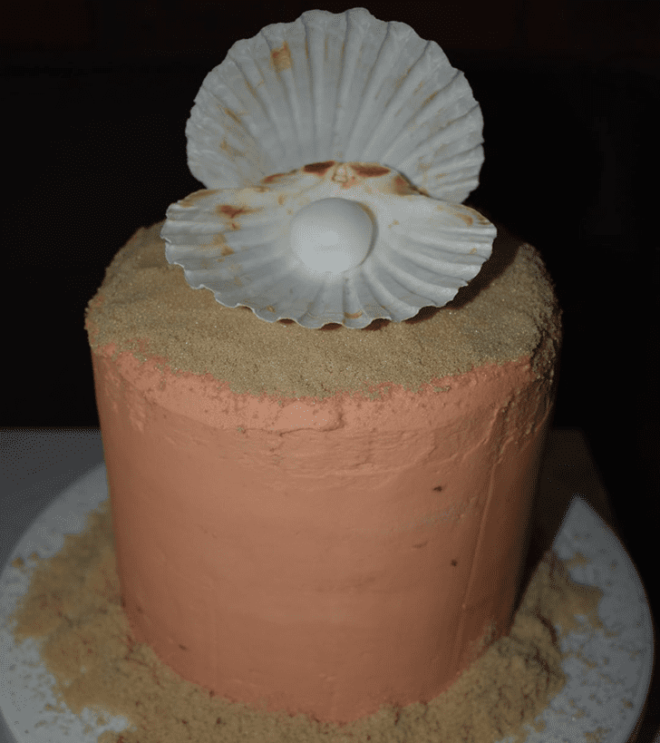 Classy Coral Cake