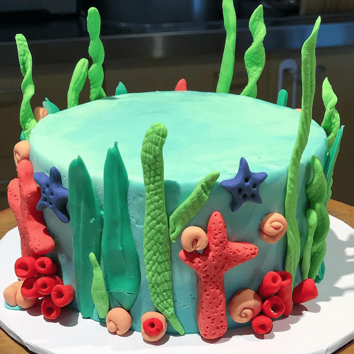 Excellent Coral Cake