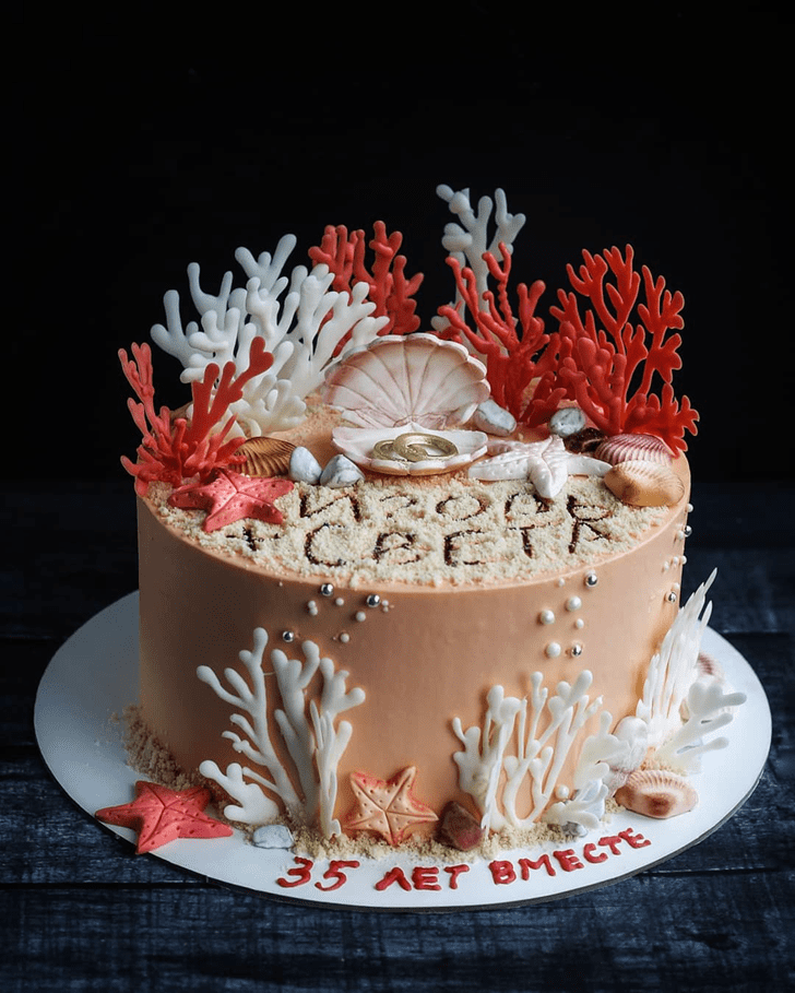 Slightly Coral Cake