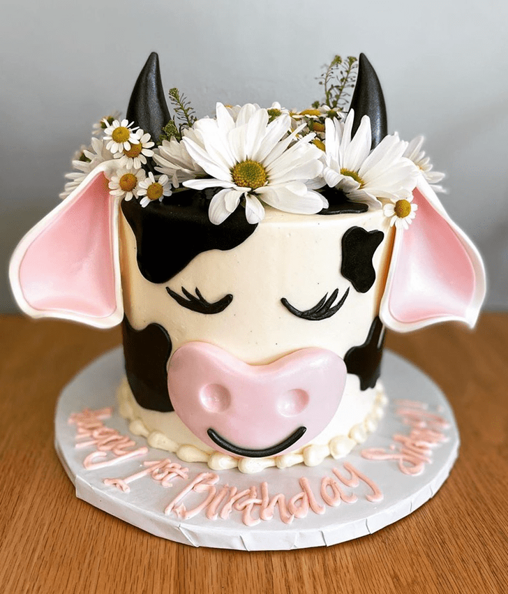 Dazzling Cow Cake