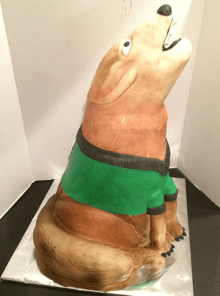 Adorable Coyote Cake